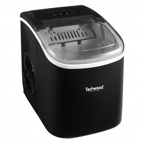 Ледогенератор Techwood TMAG-1306, 50W, 12кг/24 часа, 1.3 L, Автоматично изключване, Черен