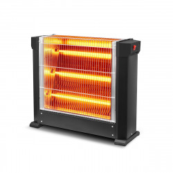 Кварцова печка KUMTEL HEATER KS-2763, 1800W, 3 Реотана, Защита при преобръщане, Черен