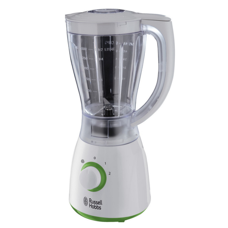 Блендер Russell Hobbs 22250-56, 600W, 1.5L, Функция Puls, 2 скорости, Неръждаема стомана, Бял