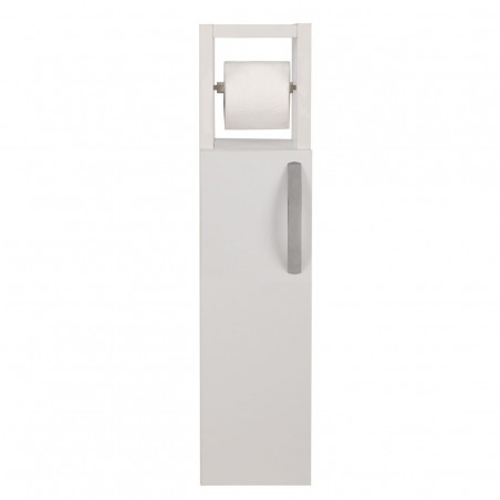 Шкаф за баня с поставка за тоалетна хартия Kalune Design 854KLN4302, 65х15 см, Меламиново покритие, Бял