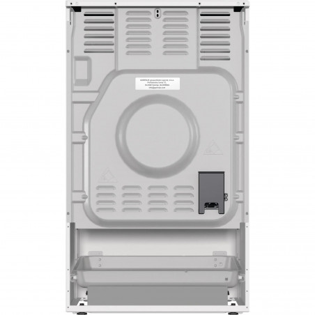 Готварска печка Gorenje GEC5A61WG, 70L, 4 котлона, 10 програми, 275C, AquaClean, SilverMatte, Бял