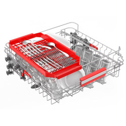 Съдомиялна машина Toshiba DW-10F2EE(S), Клас D, 10 комплекта, 6 програми, AquaStop, 1/2 зареждане, Инокс