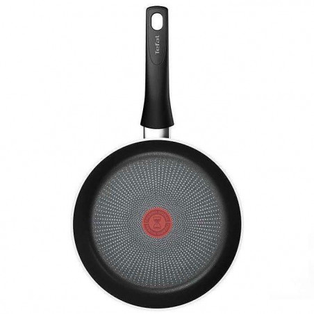 Тиган Tefal C2920453 Force, 24 см, Незалепващо покритие, Thermo-signal, Thermo-Fusion, Индукция, Черен