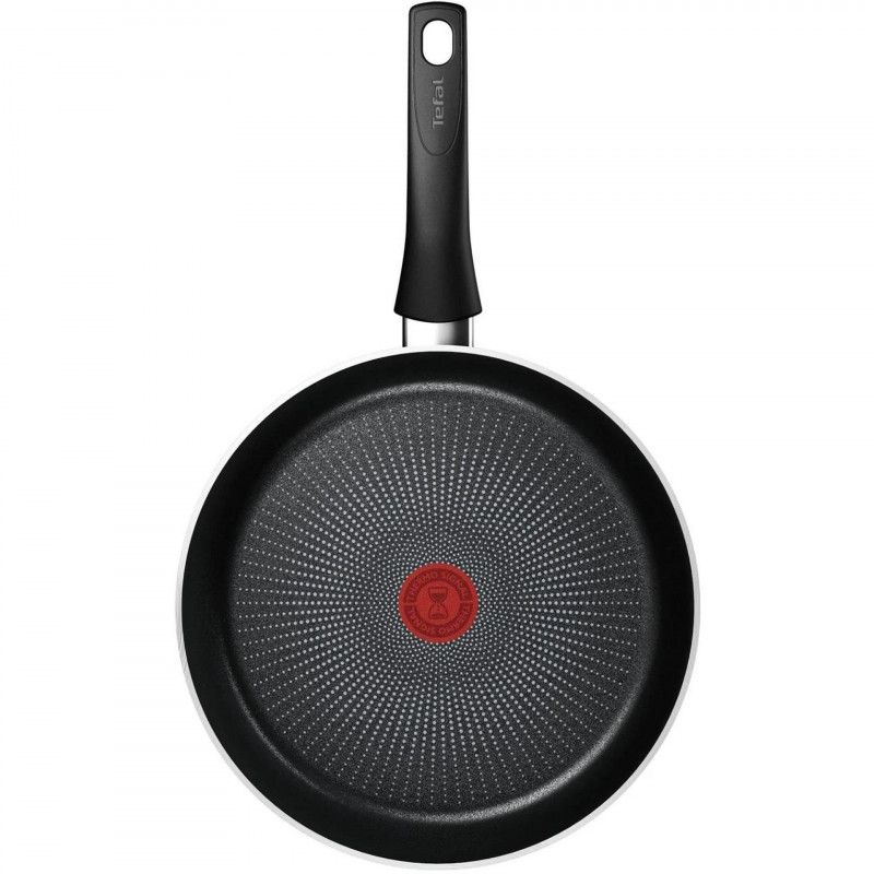 Тиган Tefal C2920653 Force, 28 см, Незалепващо покритие, Thermo-signal, Индукция, Черен