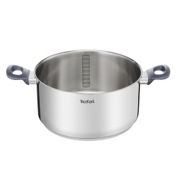 Тенджера Tefal G7124645 DAILY COOK, 24 см, 4.5 л, Thermo-Spot, Индукция, Без PFOA, Инокс