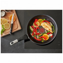 Тиган Tefal G2550572, 26 см, Thermo-Spot, Незалепващо титаниево покритие X6, Индукция, Черен