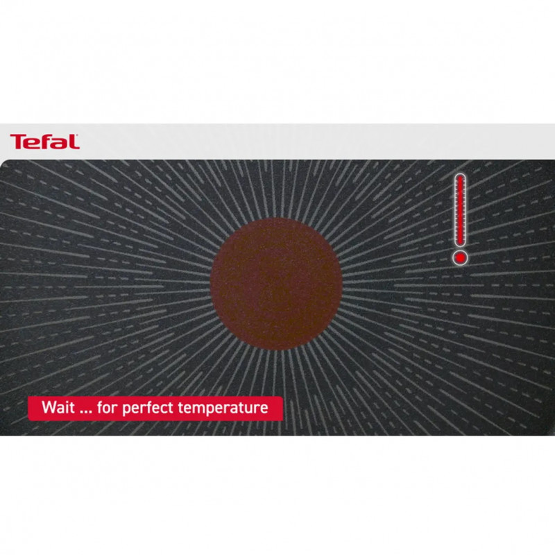 Уок Тиган Tefal B5671953, 28 см, Thermo-Signal, Thermo-Spot, Титаниево покритие, Без PFOA, Черен