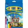 Цветни моливи Centrum Castle 86153, 18 бр