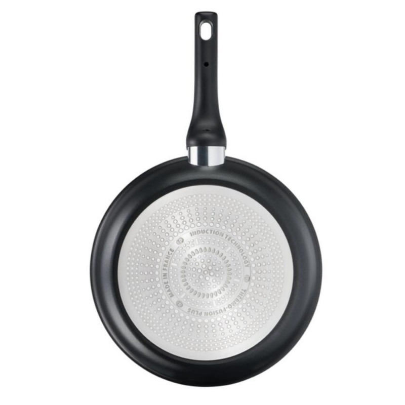 Тиган Tefal G2550472, 24 см, Титаниево покритие, Thermo-Spot, Индукция, Без PFOA, Черен