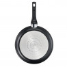 Тиган Tefal G2550472, 24 см, Титаниево покритие, Thermo-Spot, Индукция, Без PFOA, Черен