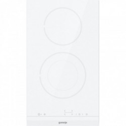 Керамичен плот за вграждане Gorenje ECT322WCSC, 2900W, 2 зони, 8 степени, StopGo, StayWarm, Бял