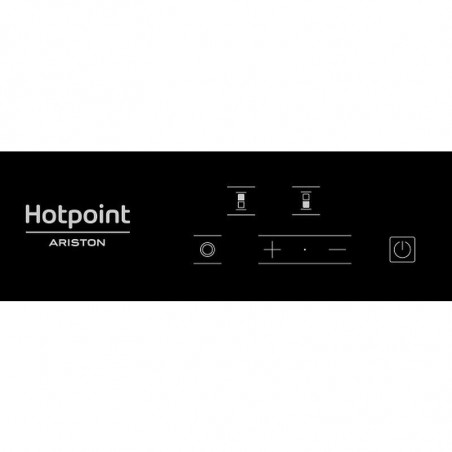 Керамичен плот за вграждане Hotpoint-Ariston HRD 5030 B, 2900W, 2 зони, 9 степени, Електрически, Черен