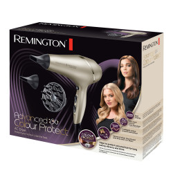 Сешоар Remington Advanced Colour Protect AC8605, 2300 W, 2 скорости, 3 температурни настройки, Cool shot, Аксесоари, Златист