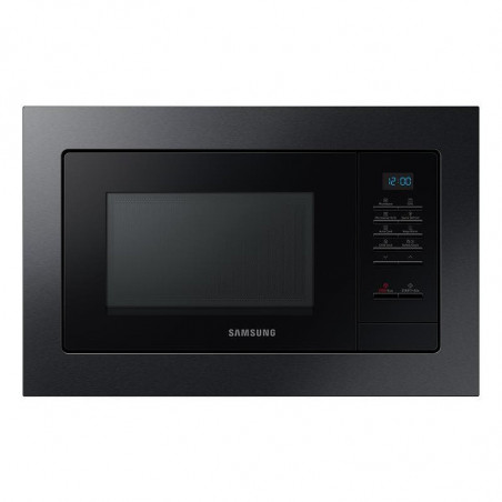 Микровълнова фурна за вграждане Samsung MG23A7013CA/OL, 1100 W, 6 нива, 23 л, Грил, Размразяване, Керамично покритие, Поддържане на топлината, Графит