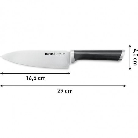 Кухненски нож Tefal Ever Sharp K2569004 16.5 см, Стойка с технологията Dual Pivot, Заключваща система