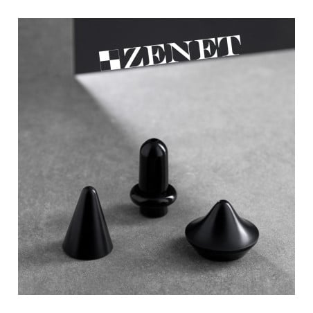 Перкусионен масажор ZENET ZET-705, 30W, 12 накрайника за 12 вида масаж, Акупунктурно лечение, Против схващане, Мускулна треска