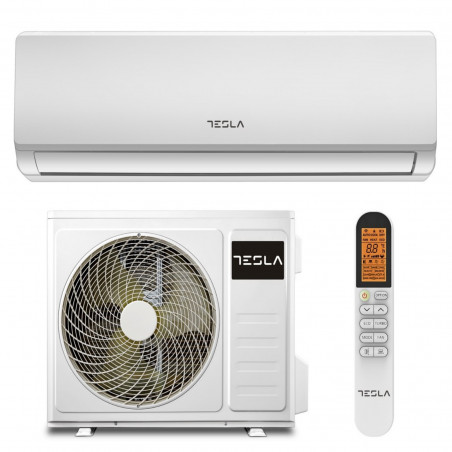 Климатик Tesla TT68EX81-2432IAW, 24000 BTU, A++/A+++, Обезвлажняване, Wi-Fi, Turbo, Anti-Fungus, Самодиагностика, I-Feel, Бял