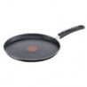 Тиган за палачинки Tefal B5671053 PKP25J Reg simply clean, 25 см, Титаниево покритие, Thermo sport, Thermo signal, Черен