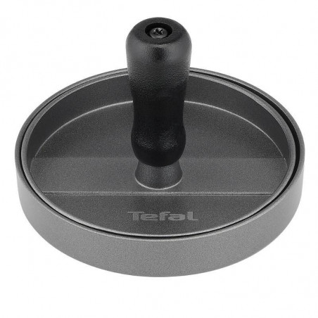 Чугунена преса за месо Tefal K1851134, 12 см, Ергономична дръжка, Черен