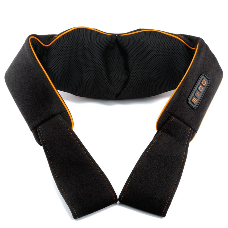 Шиацо масажор Medivon Collar Simple Black, 18W, 8 глави, Force Control, Таймер, Затопляне, Черен