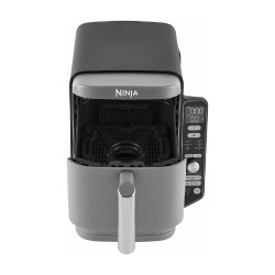 Двоен фритюрник с горещ въздух Ninja SL400EU, 2470W, 9.5 л, 2 кошници, 6 програми, Max Crisp, Функции Sync и Match, Сив