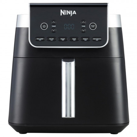 Фритюрник с горещ въздух Ninja Max Pro AF180EU, 2000W, 6.2 л, 1.2 кг, 40-240C, 6 програми, Черен