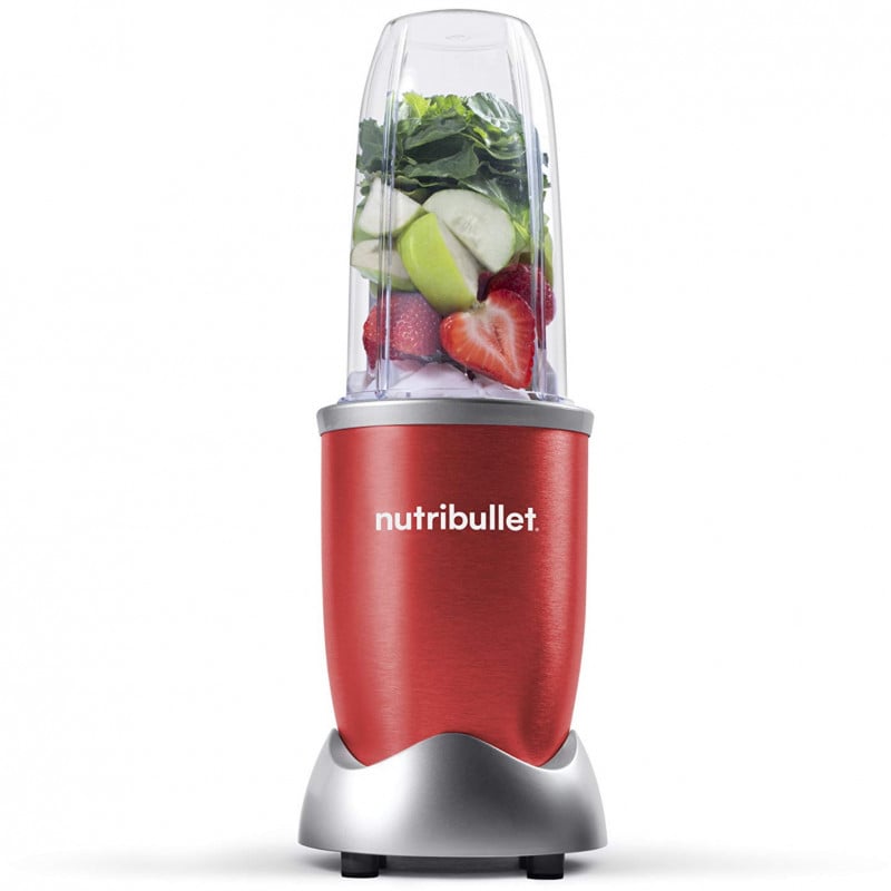 Блендер Nutribullet NB907R, 900W, 950 мл, Разбиване на лед, Импулс, Без BPA, Червен