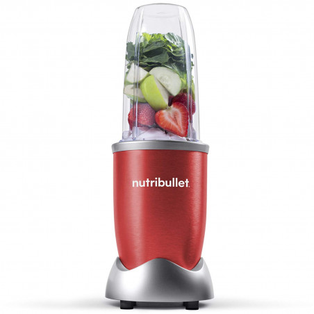 Блендер Nutribullet NB907R, 900W, 950 мл, Разбиване на лед, Импулс, Без BPA, Червен