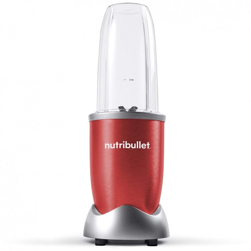 Блендер Nutribullet NB907R, 900W, 950 мл, Разбиване на лед, Импулс, Без BPA, Червен