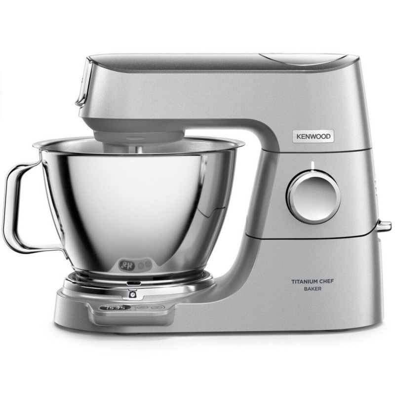 Планетарен миксер Kenwood Chef KVC85.004SI, 1200 W, 2 купи 3.5/5 л, 9 скорости, Пулс, Вградена везна, Сребрист