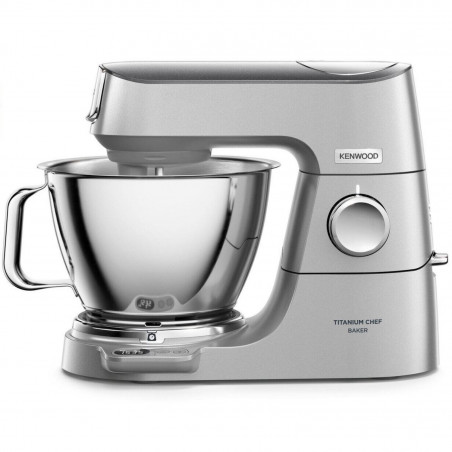 Планетарен миксер Kenwood Chef KVC85.004SI, 1200 W, 2 купи 3.5/5 л, 9 скорости, Пулс, Вградена везна, Сребрист