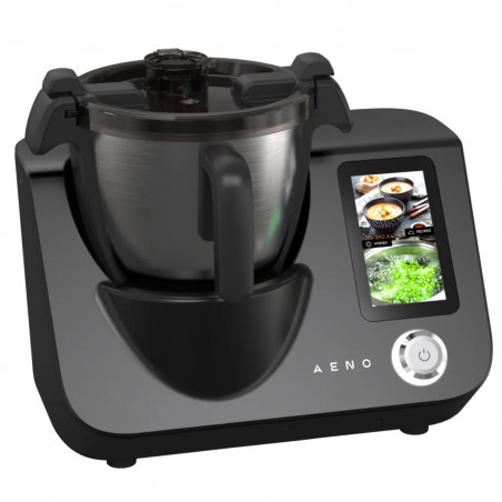 Кухненски робот 20в1 AENO CR1S GastroLab, 1000W, Wi-Fi, 8 програми, 12 степени, 3.5l, Touch screen, Таймер, Черен