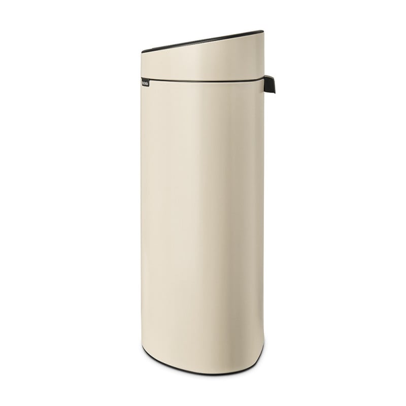 Кош за смет Brabantia Touch Bin New 1005543, 40 л, Плавно и безшумно отваряне, Голям отвор, Бежов