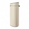 Кош за смет Brabantia Touch Bin New 1005543, 40 л, Плавно и безшумно отваряне, Голям отвор, Бежов