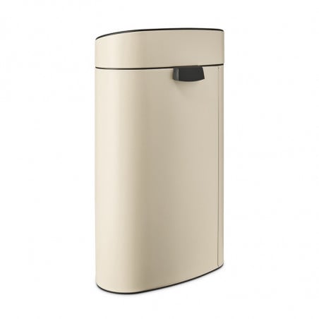 Кош за смет Brabantia Touch Bin New 1005543, 40 л, Плавно и безшумно отваряне, Голям отвор, Бежов