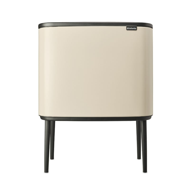 Кош за смет Brabantia Bo Touch 1005550, 3х11 л, Плавно и безшумно отваряне, Голям отвор, Бежов