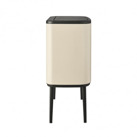 Кош за смет Brabantia Bo Touch 1005550, 3х11 л, Плавно и безшумно отваряне, Голям отвор, Бежов