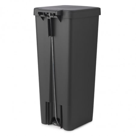 Кош за смет с педал Brabantia StepUp 1005557, 40 л, Екологични материали, Голям отвор, Тъмносив