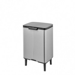 Кош за боклук Brabantia Bo Small Hi 1006650, 12 л, Плавно и безшумно отваряне, Инокс