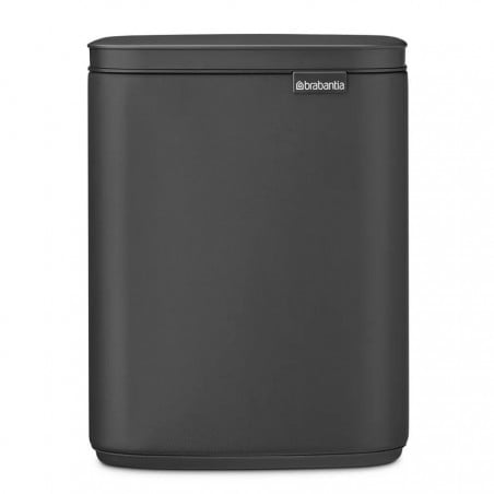 Кош за смет Brabantia Bo Small 1006622, 4 л, Плавно и безшумно отваряне, Черен мат