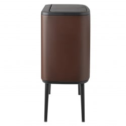 Кош за боклук Brabantia Bo Touch 1005548, 11+23 л, Плавно и безшумно отваряне, Голям отвор, Кафяв