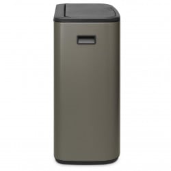 Кош за смет Brabantia Bo Touch 1001276, 60 л, Плавно и безшумно отваряне, Голям отвор, Бронз