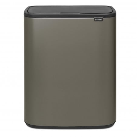 Кош за смет Brabantia Bo Touch 1001276, 60 л, Плавно и безшумно отваряне, Голям отвор, Бронз