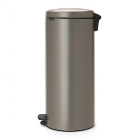 Кош за боклук с педал Brabantia NewIcon 649057, 30 л, Леко затваряне, Противоплъзгаща основа, Сив