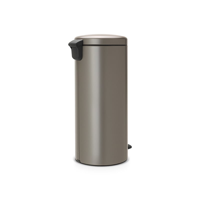 Кош за боклук с педал Brabantia NewIcon 649057, 30 л, Леко затваряне, Противоплъзгаща основа, Сив