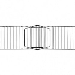 Сушилник за дрехи Brabantia Hangon 1004168, 25 м, 8 закачалки, Регулируем, Заключване за деца, Черен мат