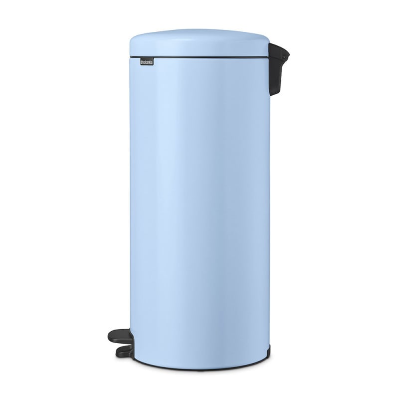 Кош за боклук с педал Brabantia NewIcon 1005540, 30 л, Леко затваряне, Противоплъзгаща основа, Светлосин