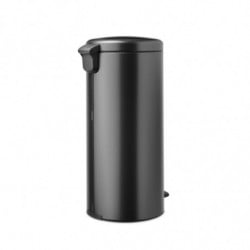 Кош за боклук с педал Brabantia NewIcon 1008850, 30 л, Леко затваряне, Противоплъзгаща основа, Тъмносив