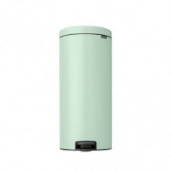 Кош за боклук с педал Brabantia NewIcon 1008851, 30 л, Леко затваряне, Противоплъзгаща основа, Светлозелен