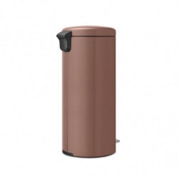 Кош за боклук с педал Brabantia NewIcon 1008853, 30 л, Леко затваряне, Противоплъзгаща основа, Сатенено покритие, Кафяв